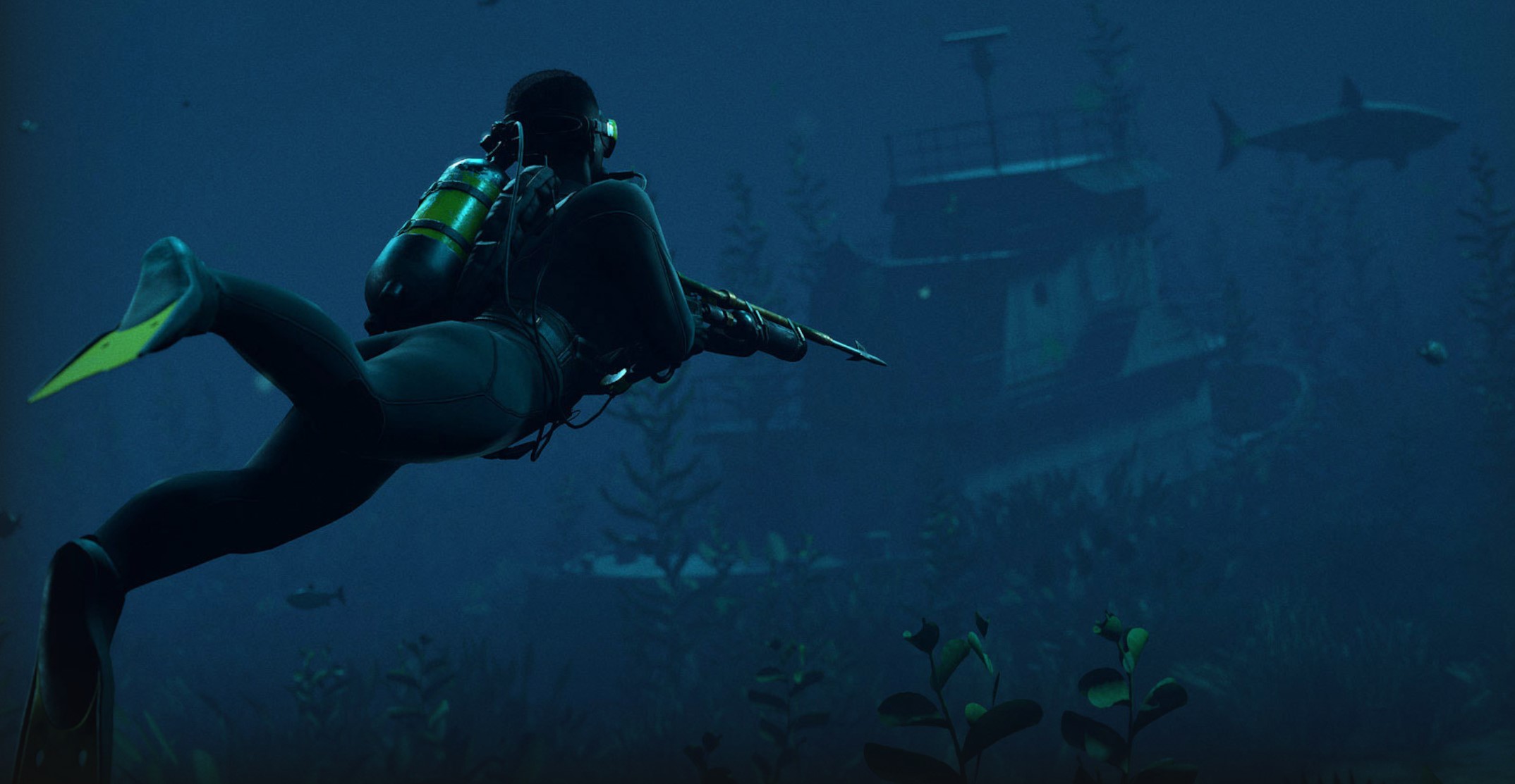 сервер Rust и чувствуем себя всемогущим под водой